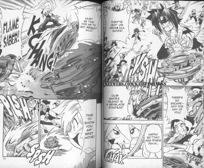 Bakuden Shoot Beyblade Chapter 6.1 page 5 - Vol.6 Chapter 1