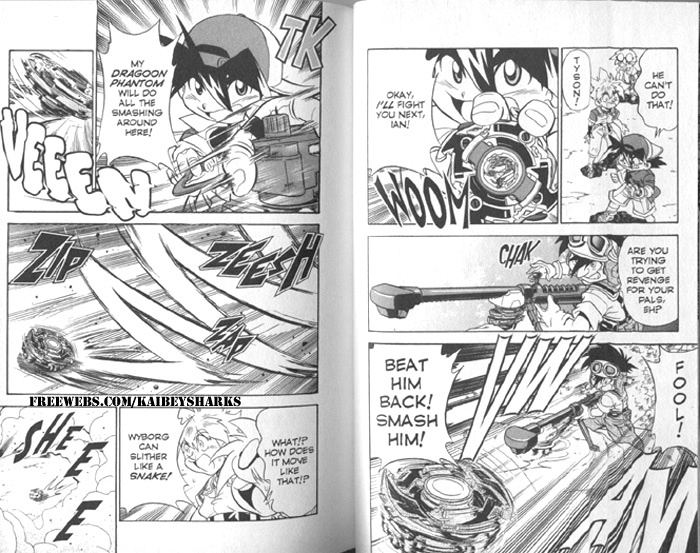 Bakuden Shoot Beyblade Chapter 6.1 page 8 - Vol.6 Chapter 1