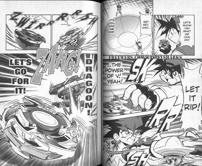 Bakuden Shoot Beyblade Chapter 7.1 page 12 - Vol.7 Chapter 1