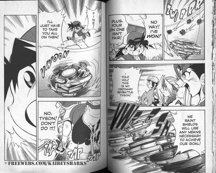 Bakuden Shoot Beyblade Chapter 7.1 page 24 - Vol.7 Chapter 1