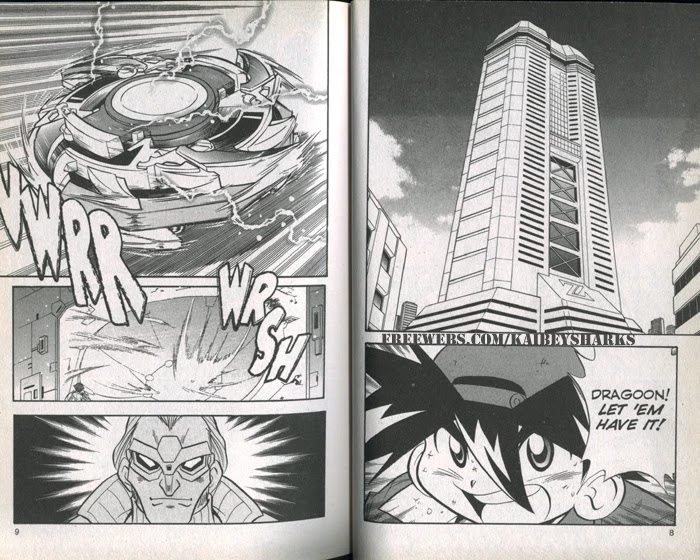 Bakuden Shoot Beyblade Chapter 7.1 page 3 - Vol.7 Chapter 1