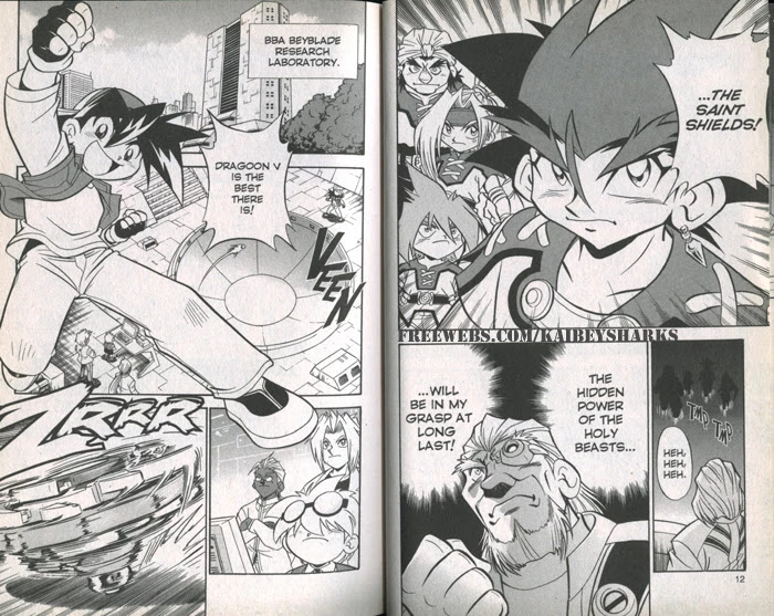 Bakuden Shoot Beyblade Chapter 7.1 page 5 - Vol.7 Chapter 1
