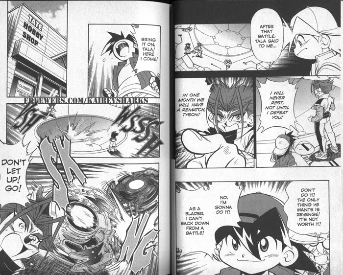 Bakuden Shoot Beyblade Chapter 7.1 page 8 - Vol.7 Chapter 1