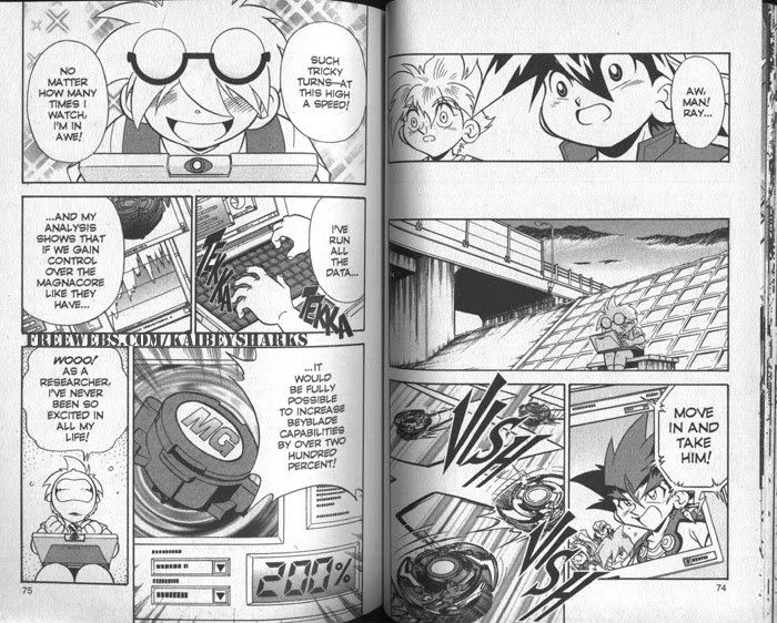 Bakuden Shoot Beyblade Chapter 7.2 page 3 - Vol.7 Chapter 2
