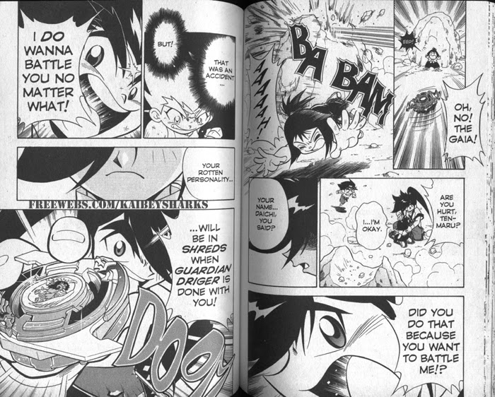 Bakuden Shoot Beyblade Chapter 7.3-5 page 10 - Vol.7 Chapter 3.5
