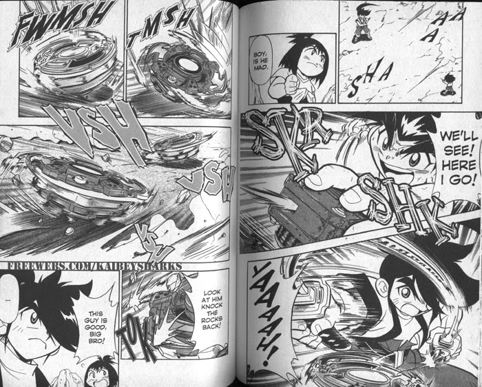 Bakuden Shoot Beyblade Chapter 7.3-5 page 11 - Vol.7 Chapter 3.5