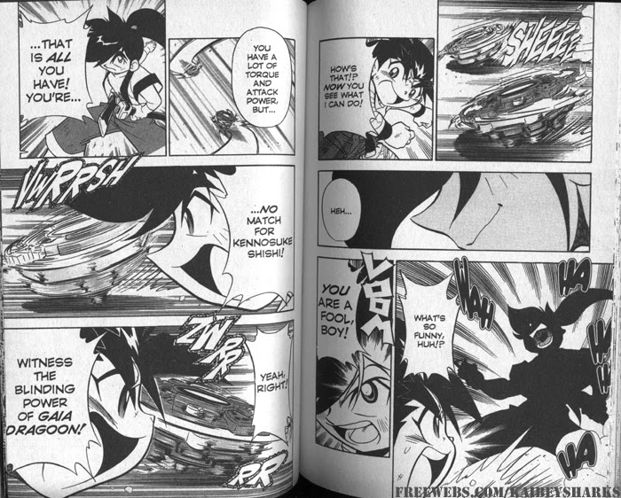 Bakuden Shoot Beyblade Chapter 7.3-5 page 12 - Vol.7 Chapter 3.5