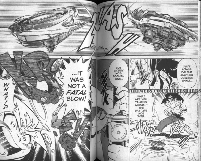 Bakuden Shoot Beyblade Chapter 7.3-5 page 13 - Vol.7 Chapter 3.5