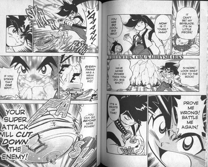 Bakuden Shoot Beyblade Chapter 7.3-5 page 14 - Vol.7 Chapter 3.5