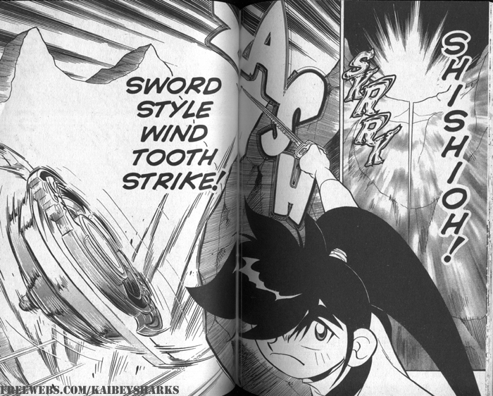 Bakuden Shoot Beyblade Chapter 7.3-5 page 15 - Vol.7 Chapter 3.5