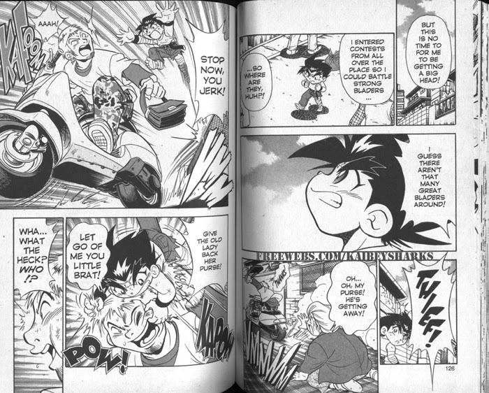 Bakuden Shoot Beyblade Chapter 7.3-5 page 3 - Vol.7 Chapter 3.5