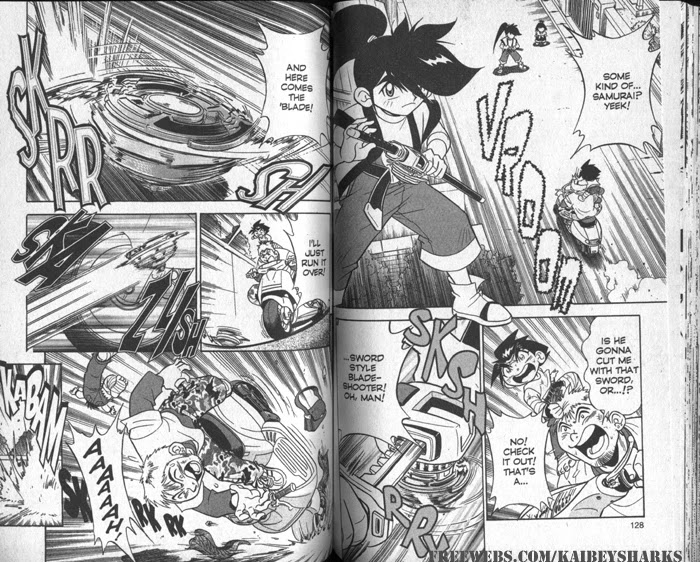 Bakuden Shoot Beyblade Chapter 7.3-5 page 4 - Vol.7 Chapter 3.5