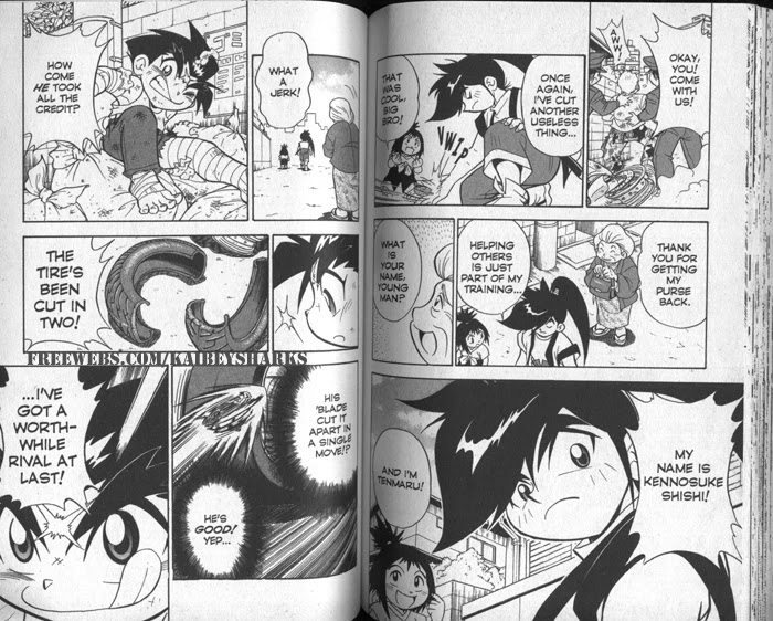 Bakuden Shoot Beyblade Chapter 7.3-5 page 5 - Vol.7 Chapter 3.5