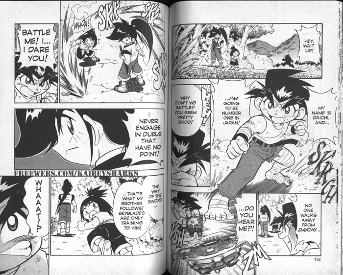 Bakuden Shoot Beyblade Chapter 7.3-5 page 6 - Vol.7 Chapter 3.5