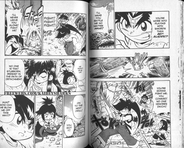 Bakuden Shoot Beyblade Chapter 7.3-5 page 7 - Vol.7 Chapter 3.5