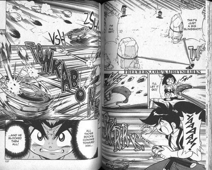Bakuden Shoot Beyblade Chapter 7.3-5 page 8 - Vol.7 Chapter 3.5