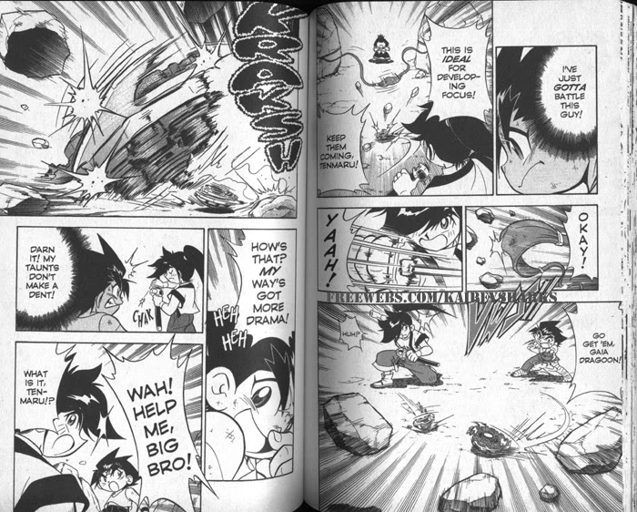 Bakuden Shoot Beyblade Chapter 7.3-5 page 9 - Vol.7 Chapter 3.5