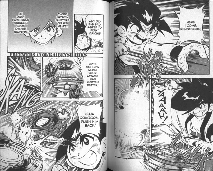 Bakuden Shoot Beyblade Chapter 7.3-6 page 11 - Vol.7 Chapter 3.6