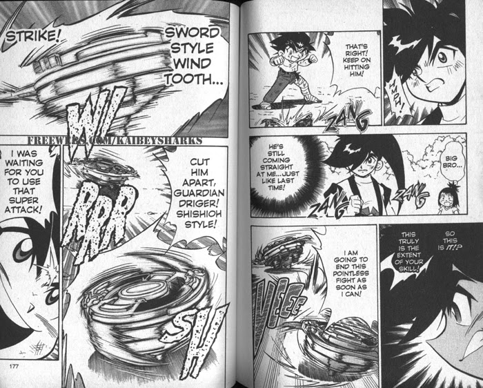 Bakuden Shoot Beyblade Chapter 7.3-6 page 12 - Vol.7 Chapter 3.6