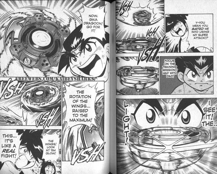 Bakuden Shoot Beyblade Chapter 7.3-6 page 13 - Vol.7 Chapter 3.6