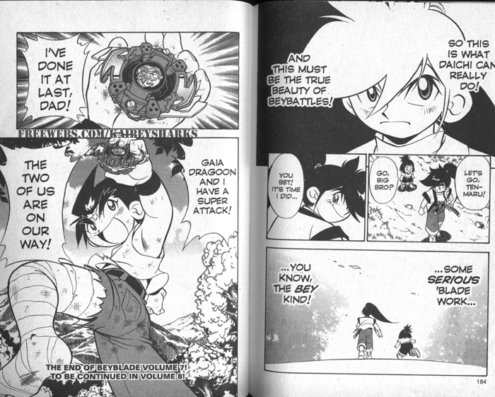 Bakuden Shoot Beyblade Chapter 7.3-6 page 16 - Vol.7 Chapter 3.6