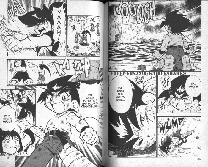 Bakuden Shoot Beyblade Chapter 7.3-6 page 9 - Vol.7 Chapter 3.6