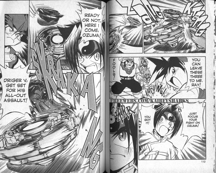 Bakuden Shoot Beyblade Chapter 7.3 page 2 - Vol.7 Chapter 3