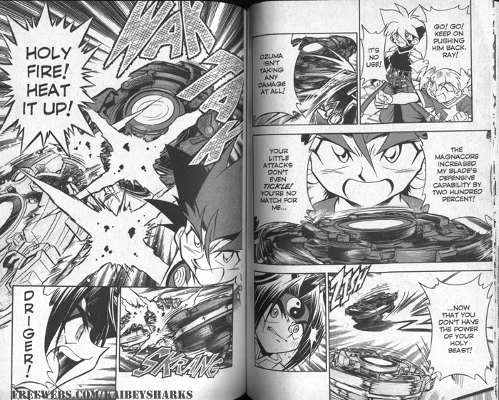 Bakuden Shoot Beyblade Chapter 7.3 page 3 - Vol.7 Chapter 3