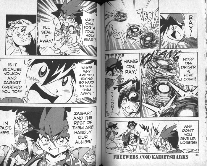 Bakuden Shoot Beyblade Chapter 7.3 page 4 - Vol.7 Chapter 3