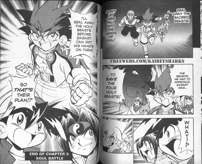 Bakuden Shoot Beyblade Chapter 7.3 page 6 - Vol.7 Chapter 3