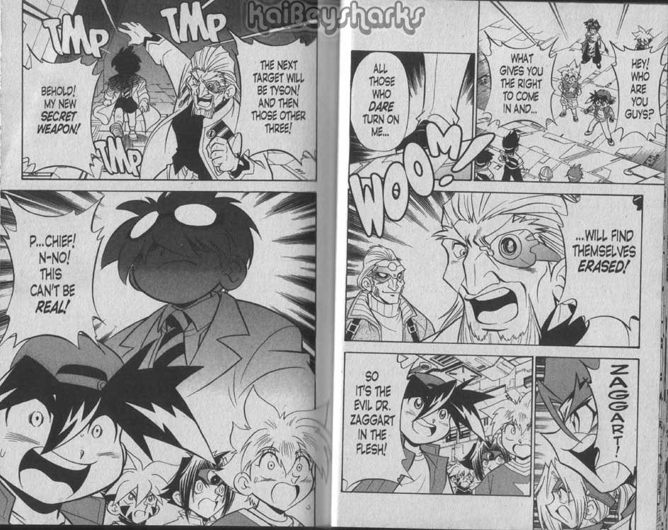 Bakuden Shoot Beyblade Chapter 8.1 page 13 - Vol.8 Chapter 1