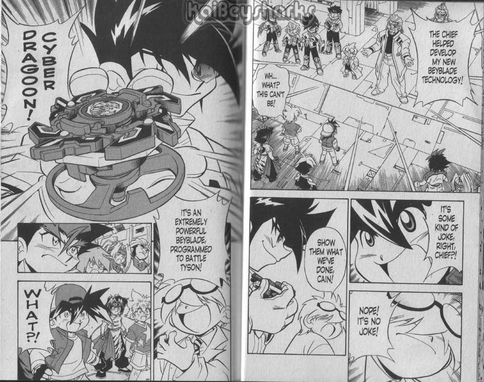 Bakuden Shoot Beyblade Chapter 8.1 page 14 - Vol.8 Chapter 1