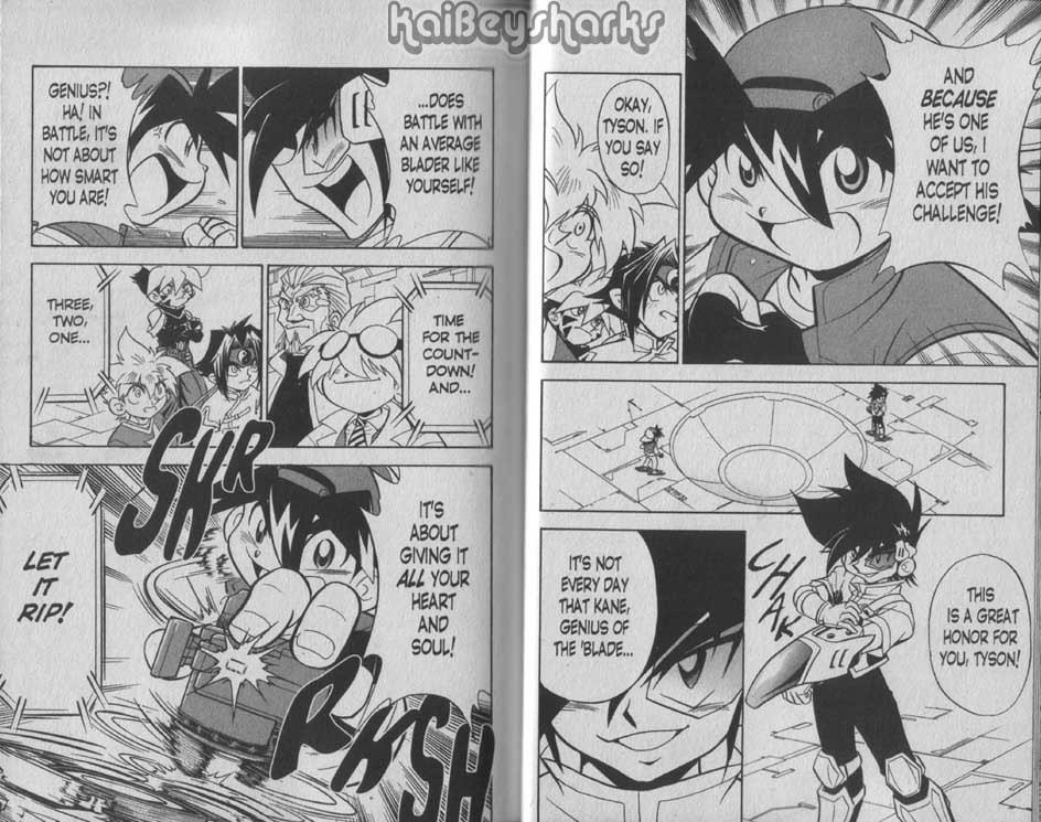 Bakuden Shoot Beyblade Chapter 8.1 page 16 - Vol.8 Chapter 1