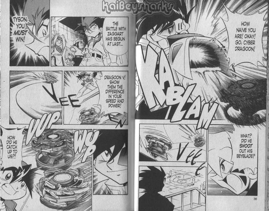 Bakuden Shoot Beyblade Chapter 8.1 page 17 - Vol.8 Chapter 1