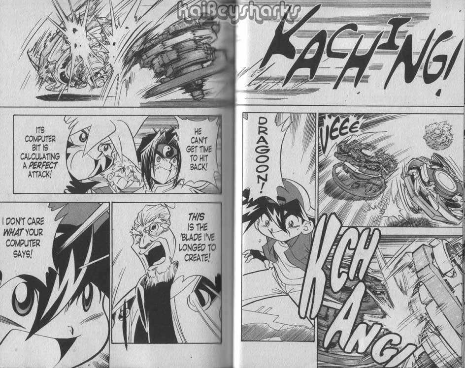 Bakuden Shoot Beyblade Chapter 8.1 page 22 - Vol.8 Chapter 1