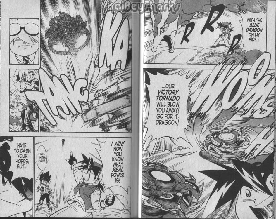 Bakuden Shoot Beyblade Chapter 8.1 page 23 - Vol.8 Chapter 1