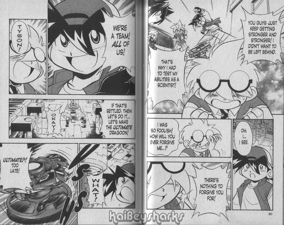 Bakuden Shoot Beyblade Chapter 8.2 page 11 - Vol.8 Chapter 2