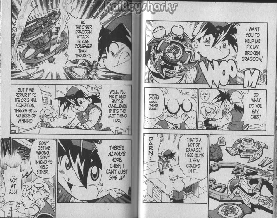 Bakuden Shoot Beyblade Chapter 8.2 page 3 - Vol.8 Chapter 2