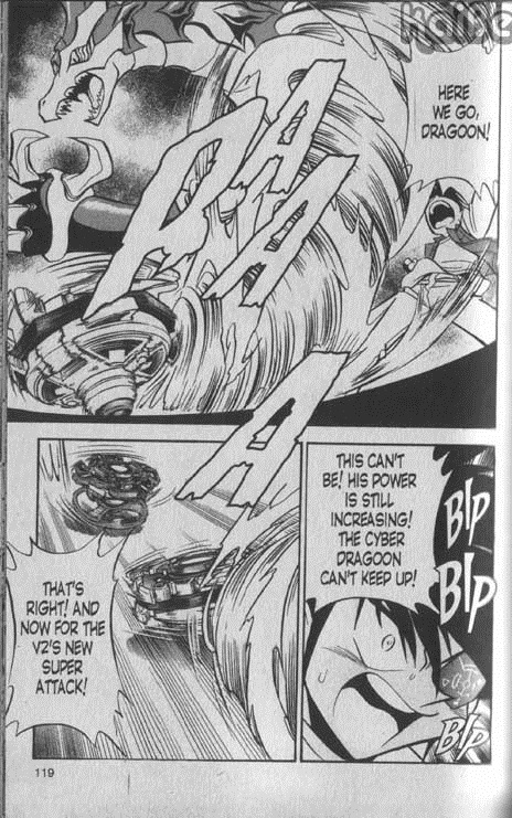 Bakuden Shoot Beyblade Chapter 8.3 page 14 - Vol.8 Chapter 3