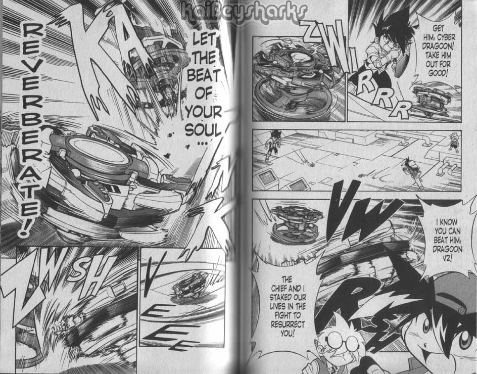 Bakuden Shoot Beyblade Chapter 8.3 page 4 - Vol.8 Chapter 3