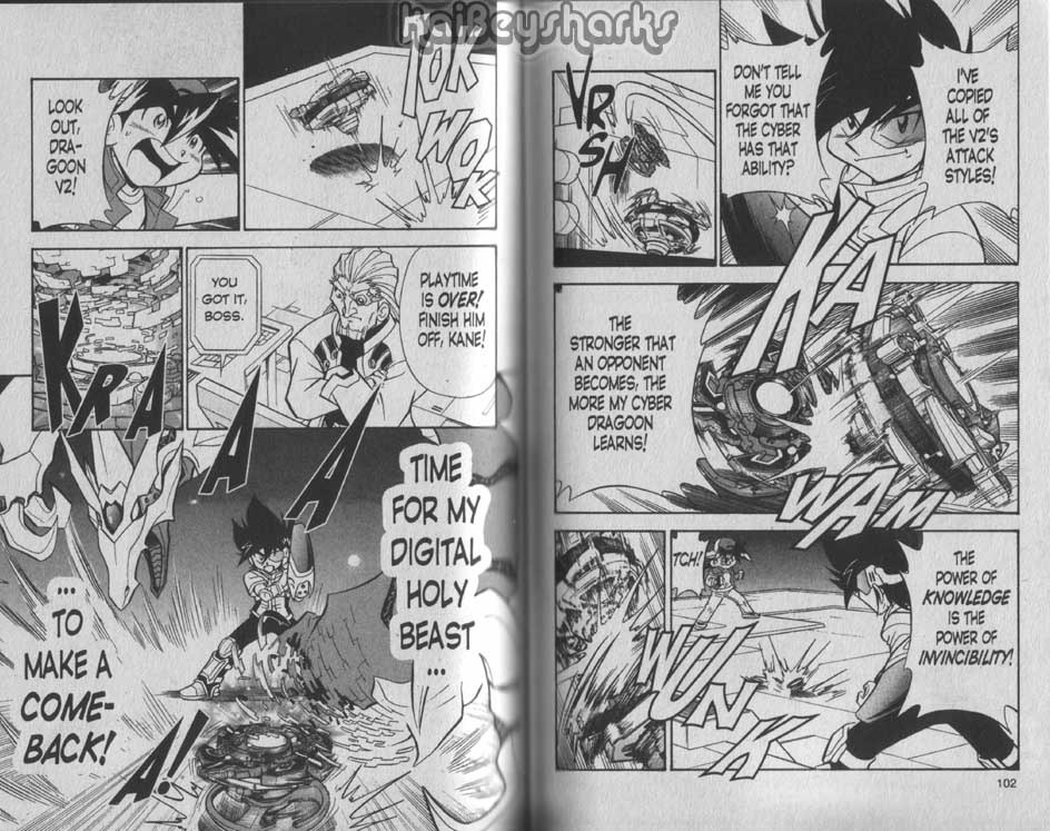 Bakuden Shoot Beyblade Chapter 8.3 page 6 - Vol.8 Chapter 3