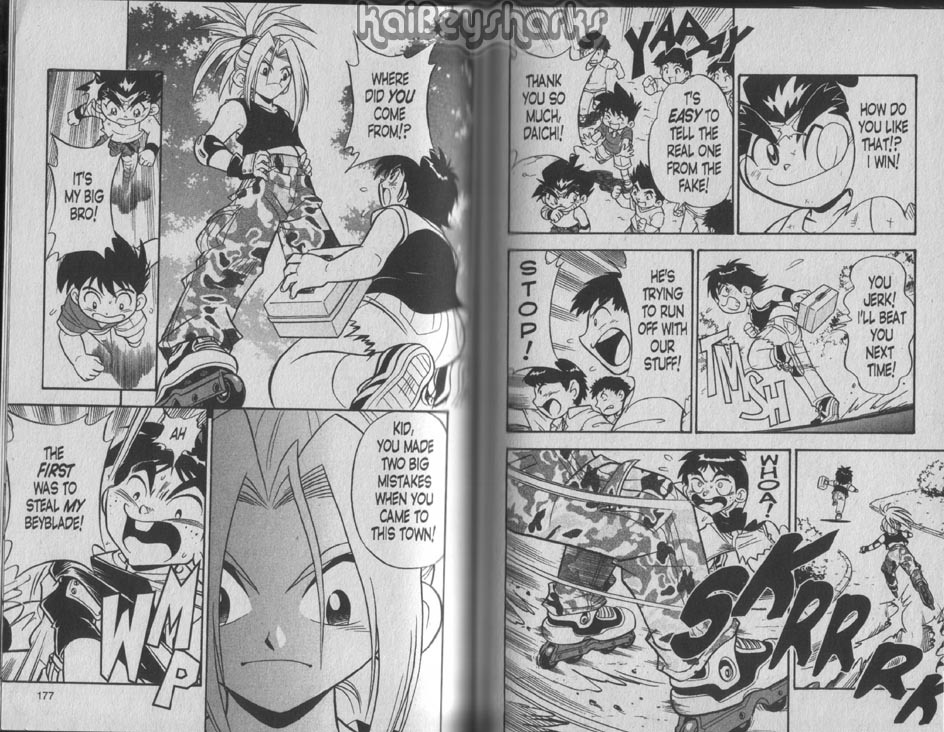 Bakuden Shoot Beyblade Chapter 8.4-5 page 14 - Vol.8 Chapter 4.5