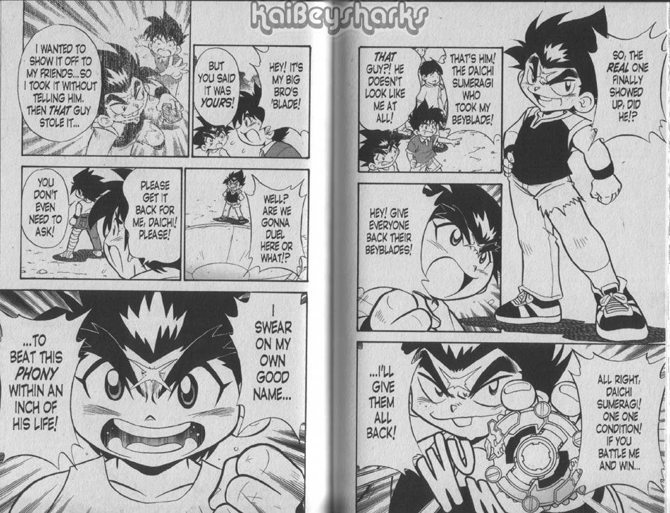 Bakuden Shoot Beyblade Chapter 8.4-5 page 8 - Vol.8 Chapter 4.5