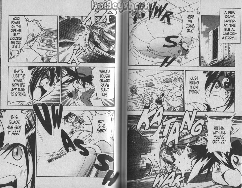 Bakuden Shoot Beyblade Chapter 8.4 page 10 - Vol.8 Chapter 4