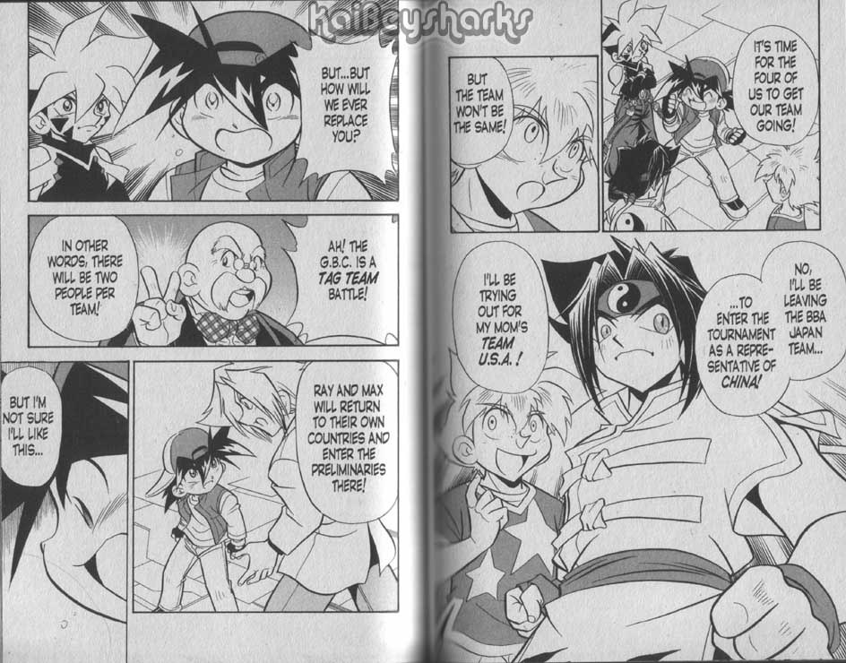 Bakuden Shoot Beyblade Chapter 8.4 page 13 - Vol.8 Chapter 4
