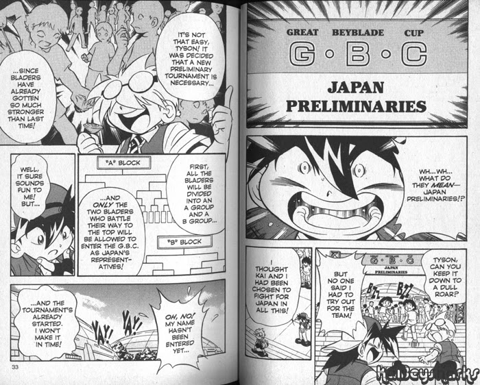 Bakuden Shoot Beyblade Chapter 9.1 page 15 - Vol.9 Chapter 1