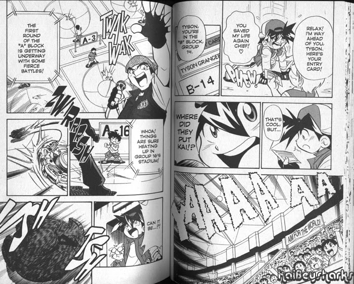 Bakuden Shoot Beyblade Chapter 9.1 page 16 - Vol.9 Chapter 1