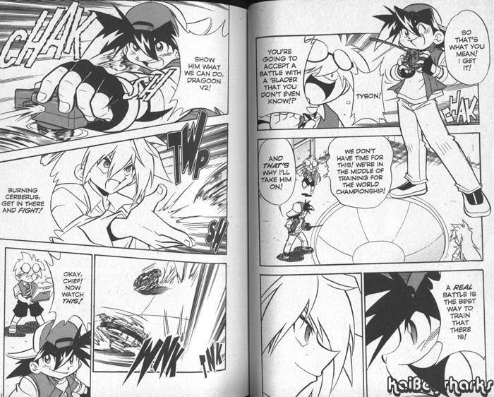 Bakuden Shoot Beyblade Chapter 9.1 page 4 - Vol.9 Chapter 1