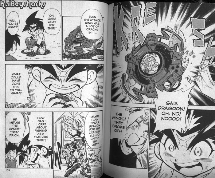 Bakuden Shoot Beyblade Chapter 9.3-5 page 13 - Vol.9 Chapter 3.5