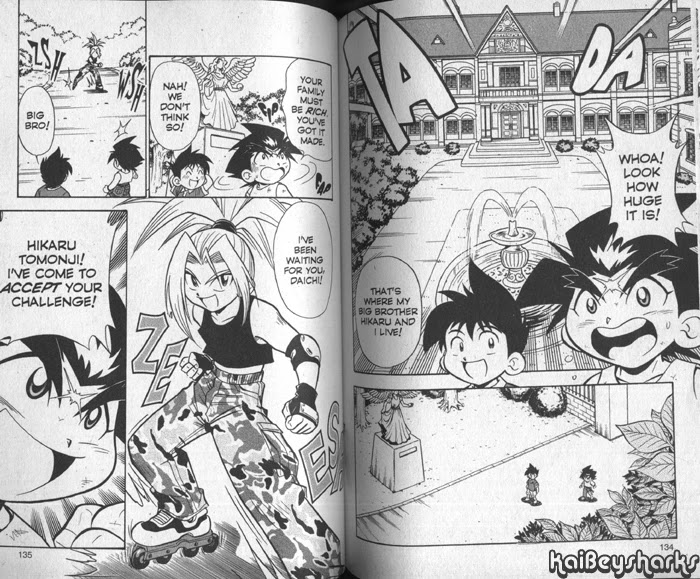 Bakuden Shoot Beyblade Chapter 9.3-5 page 2 - Vol.9 Chapter 3.5